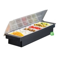 Bar Condiment holder 6 vasche