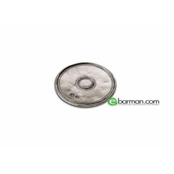 Sottobicchiere in peltro satinato in confezione da 2