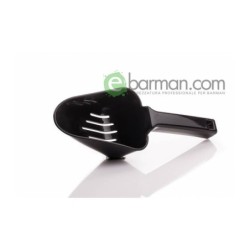 Paletta ghiaccio nera forata