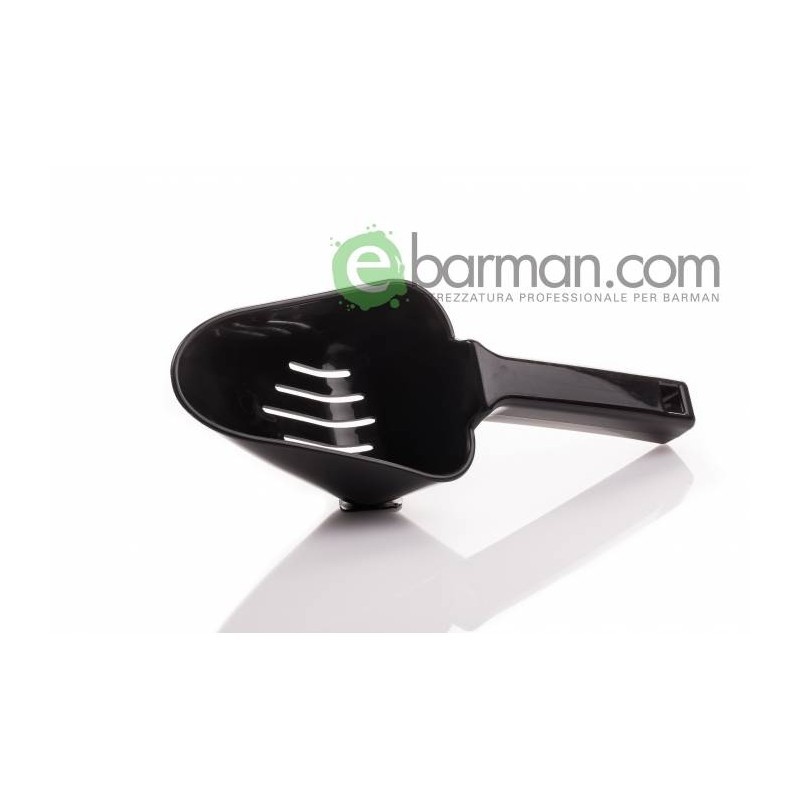 Paletta ghiaccio nera forata