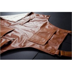 Grembiule Sienna in vera pelle