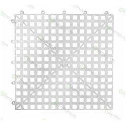 Tappetini sottobicchieri bar componibile 33 x 33 cm bianco