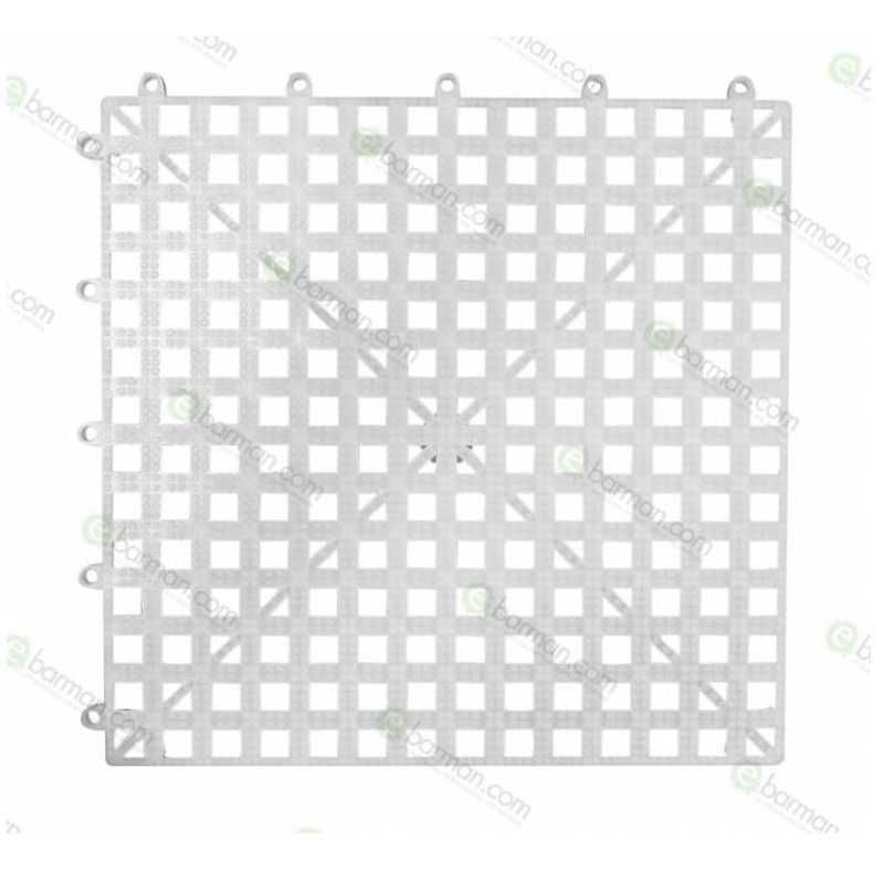Tappetini sottobicchieri bar componibile 33 x 33 cm bianco