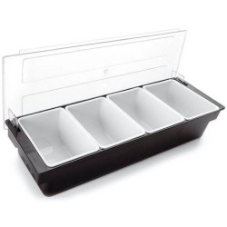 Bar Condiment holder 4 vasche