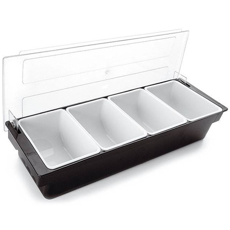 Bar Condiment holder 4 vasche