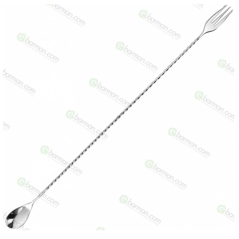 Bar Spoon Hight Twist M Trident lucido 45 cm